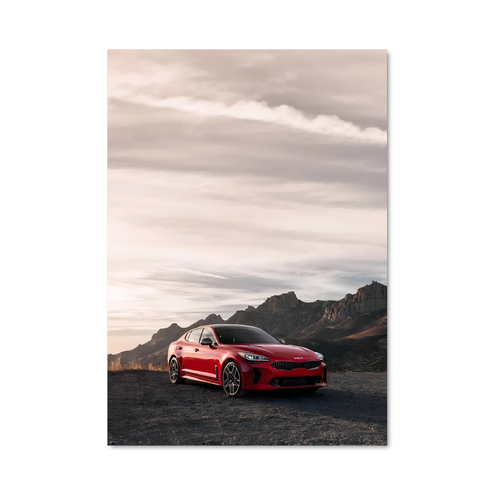Poster Coupé Rouge